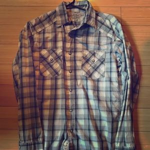 Lucky Brand Button Down Long sleeve western shirt